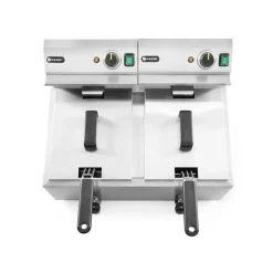 Hendi Friteuse met aftapkraan - 2 x 8L