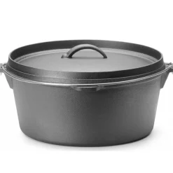 Clearance Hendi Gietijzeren Pan met Deksel Ø31cm (7,2L)