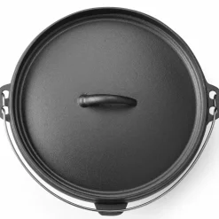 Clearance Hendi Gietijzeren Pan met Deksel Ø31cm (7,2L)
