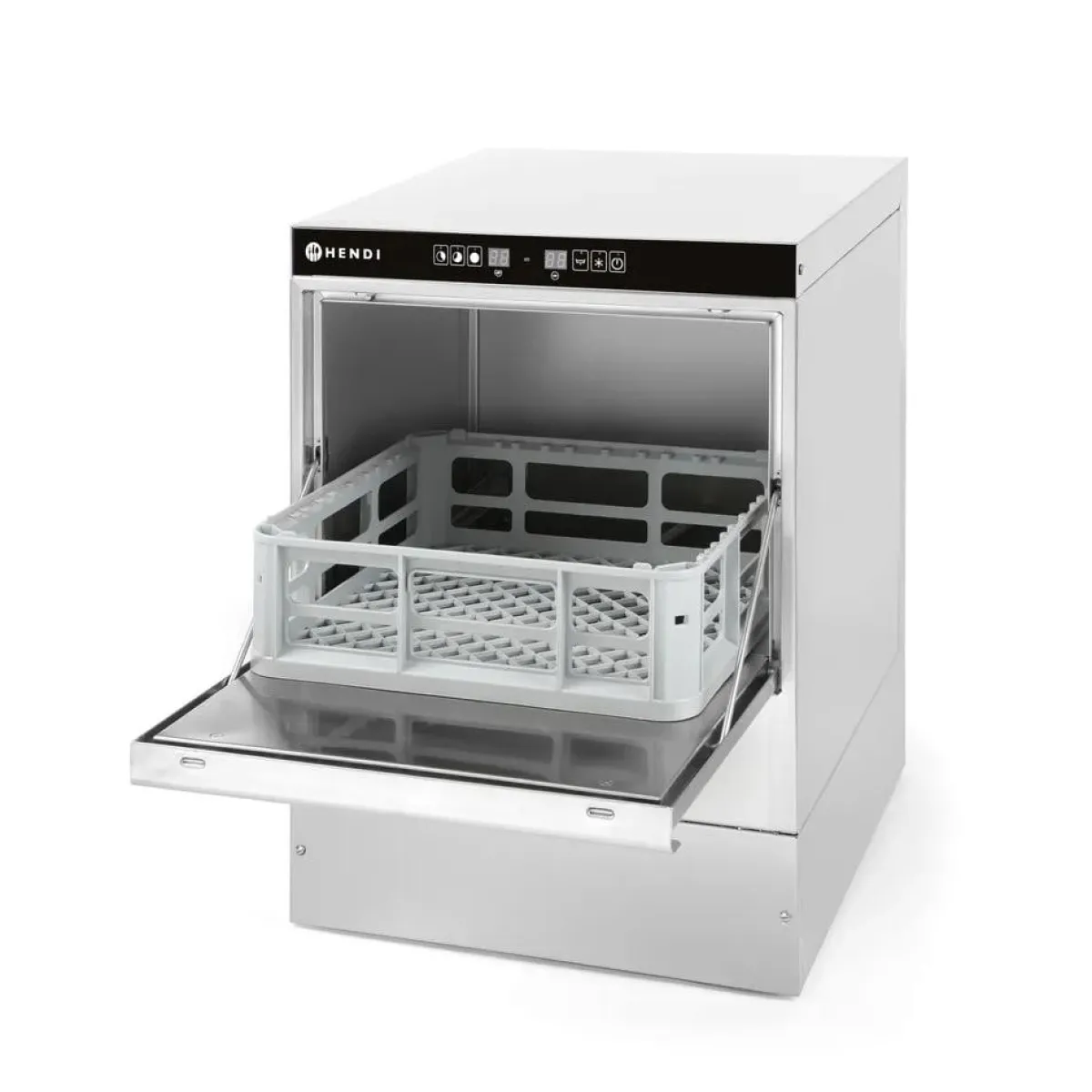 Hot Hendi Glazen vaatwasser 40x40 met afvoer en reinigingspomp