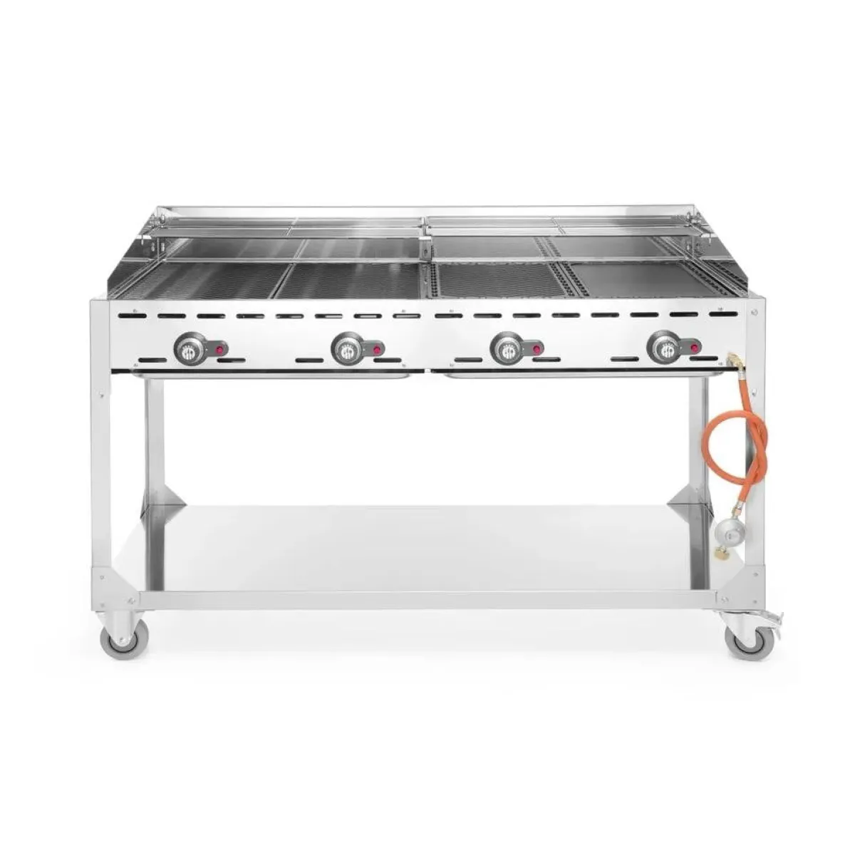 Discount Hendi Green Fire 4 branders- 2 bakplaten + 2 GN1/1 roosters