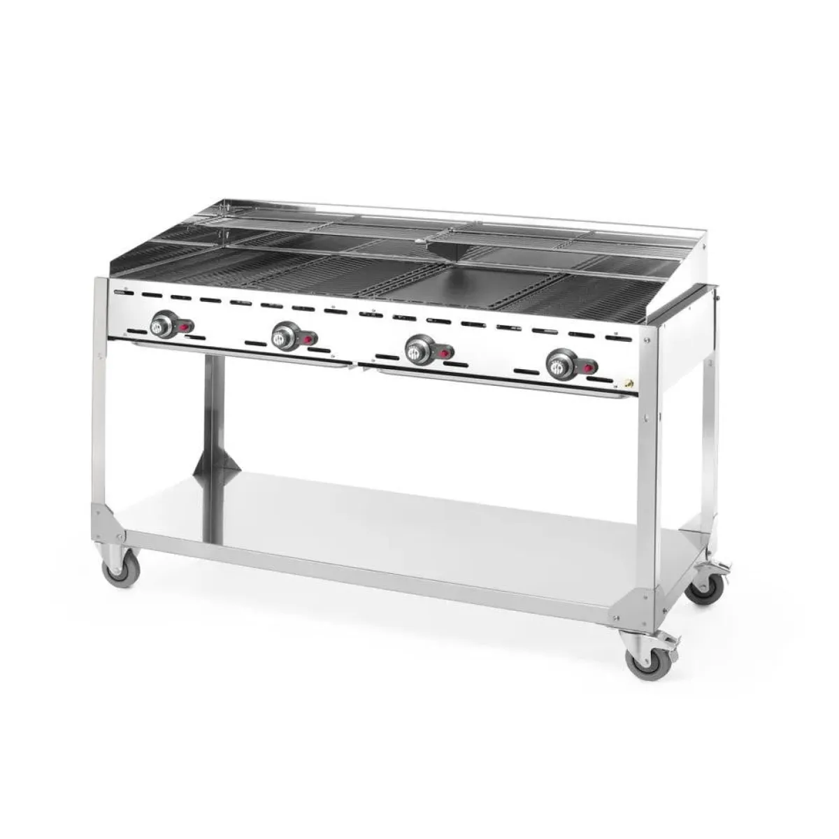 Discount Hendi Green Fire 4 branders- 2 bakplaten + 2 GN1/1 roosters