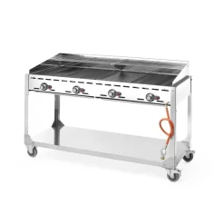 Discount Hendi Green Fire 4 branders- 2 bakplaten + 2 GN1/1 roosters