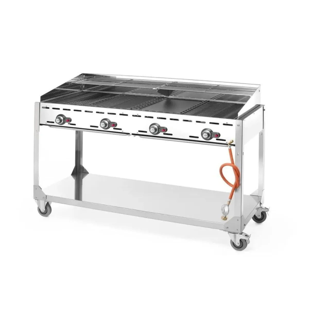 Discount Hendi Green Fire 4 branders- 2 bakplaten + 2 GN1/1 roosters