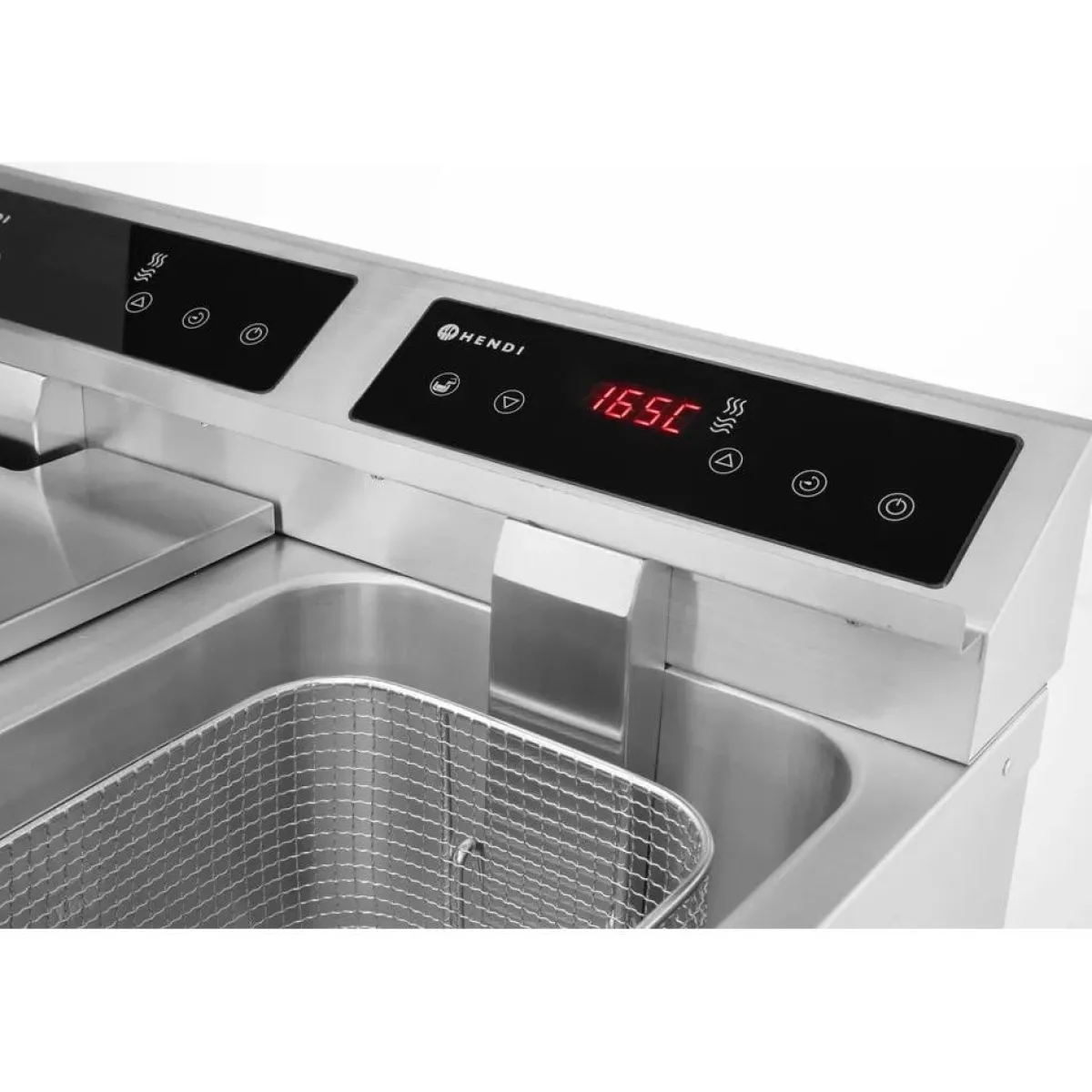 Clearance Hendi Inductie friteuse met aftapkraan - 2 x 8L