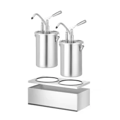 Online Hendi Sauspomp roestvast staal set 2 stuks 2x 4,5L