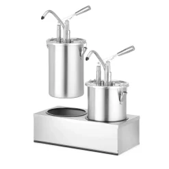 Online Hendi Sauspomp roestvast staal set 2 stuks 2x 4,5L