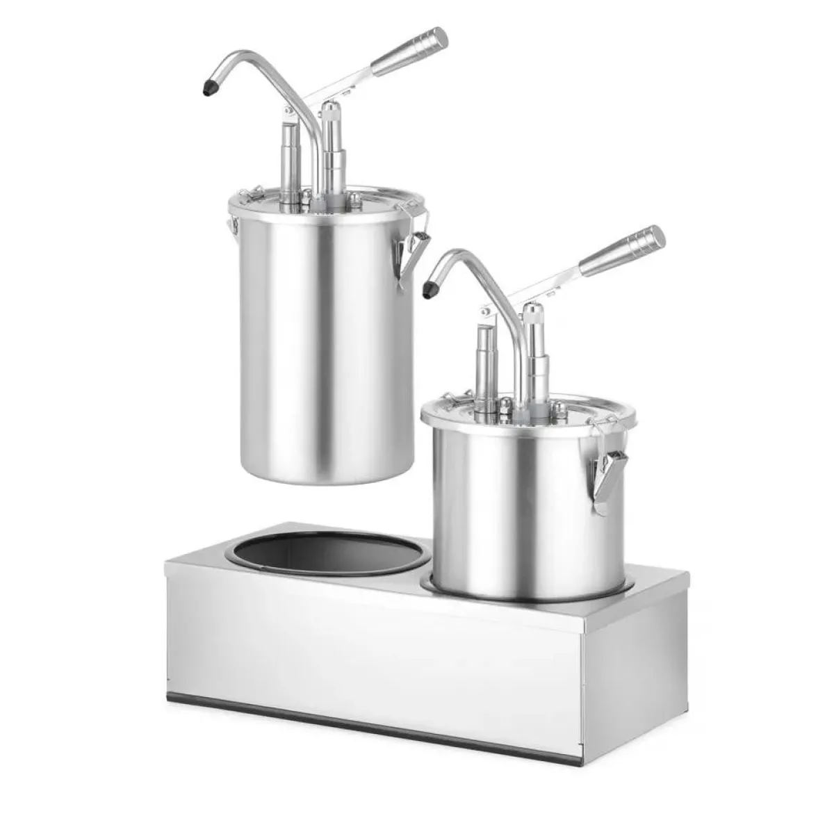 Online Hendi Sauspomp roestvast staal set 2 stuks 2x 4,5L