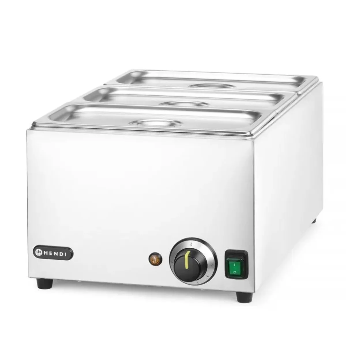 Discount Hendi Set: Bain-marie RANGER + 3x GN 1/3 en deksel