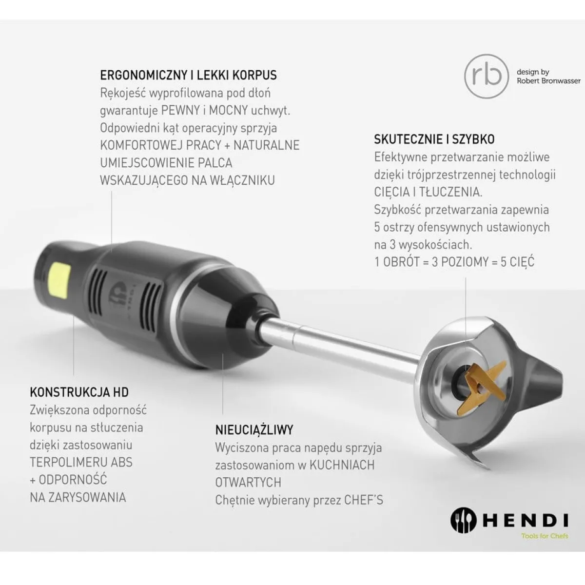 Best Hendi Staafmixer 250W