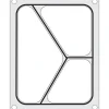 Best Hendi Traysealer matrix Driedelige container 227x178 mm