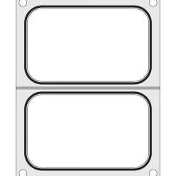 Clearance Hendi Traysealer matrix 2x container 178x113 mm