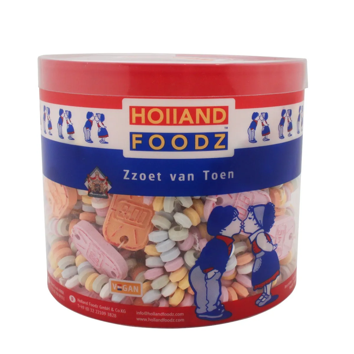Online Holland Foodz Snoep Horloge 60st