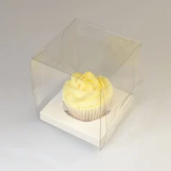 Discount House of Marie HoM Cupcake Doosje 1 Transparant (incl. tray) 20st.