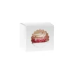 Hot House of Marie HoM Cupcake Doosje 1 Wit (incl. tray met venster) 100st.