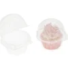 House of Marie HoM Cupcake Pod 1 Transparant 96x90x86mm 15st.