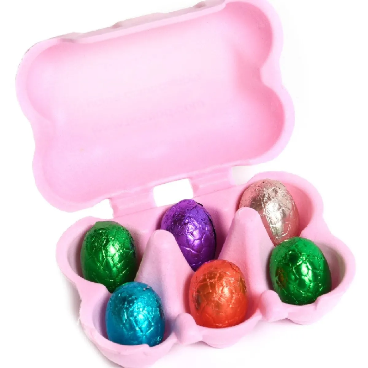 House of Marie HoM Eierdoos Roze 6 Kwarteleieren 40st.
