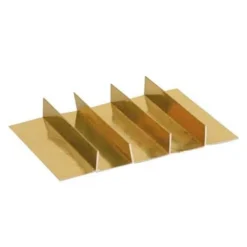 Sale Overig Interieur Chocoladeletterdoos 5-vaks Goud 48 stuks
