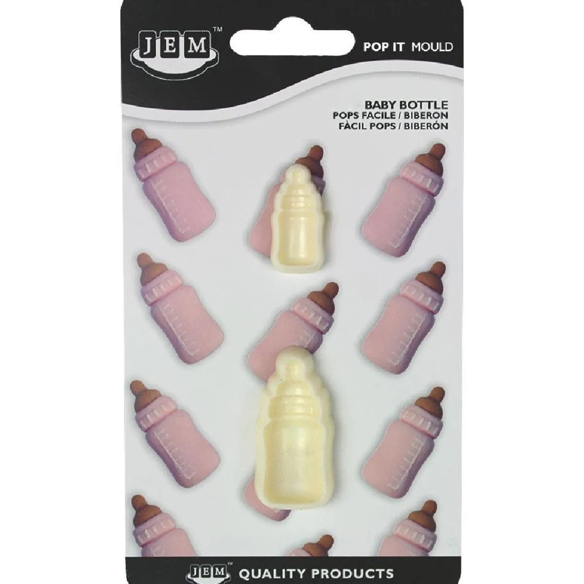 Outlet JEM Pop it uitsteker/mal Baby bottle (baby flesje) set/2