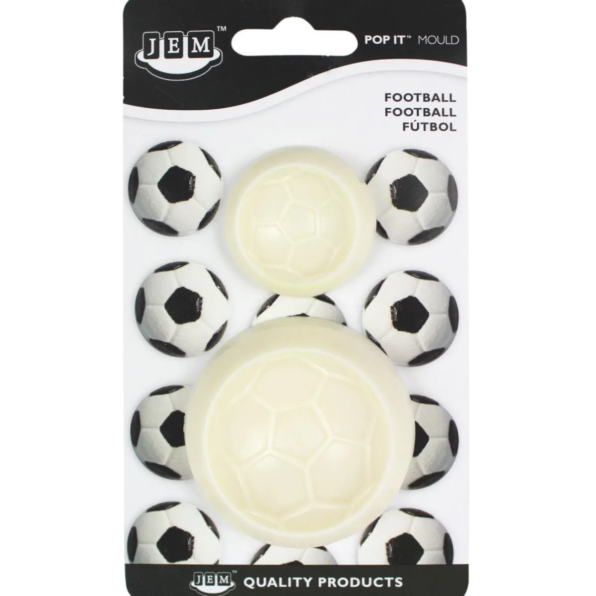 JEM Pop it uitsteker/mal Football (voetbal) set/2