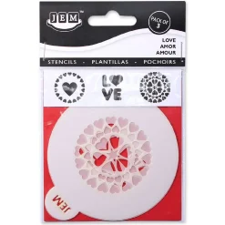 Clearance JEM Sjabloon Love Set/3