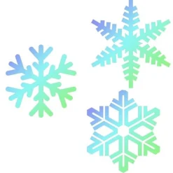 Outlet JEM Sjabloon Sneeuwvlokken Set/3