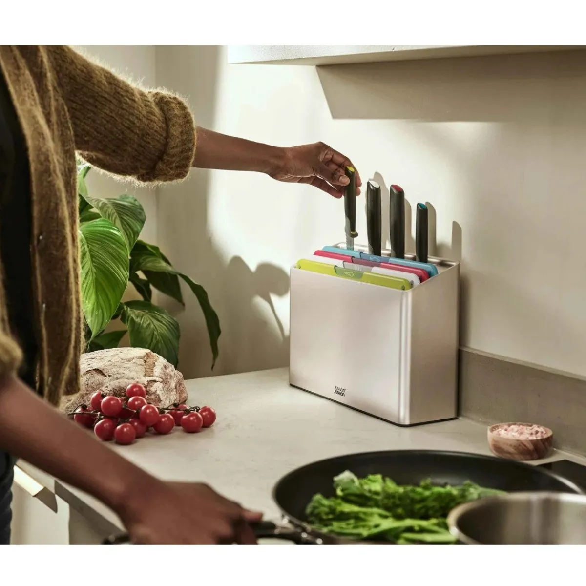 Outlet Joseph Joseph Snijplank & Messenset Set/8