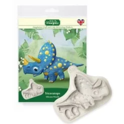 New Katy Sue Mold Dino Triceratops**