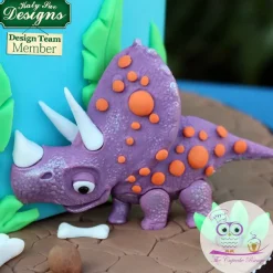 New Katy Sue Mold Dino Triceratops**
