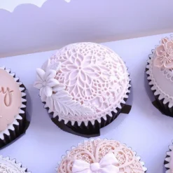 Hot Katy Sue Mold Floral Lace Cupcake