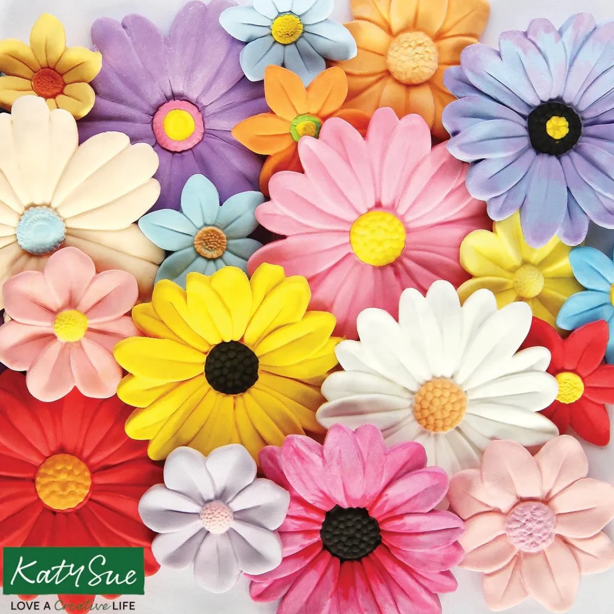 New Katy Sue Mold Grote Bloemen