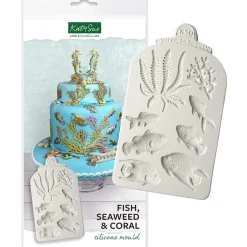 New Katy Sue Mold Vis Zeewier en Koraal