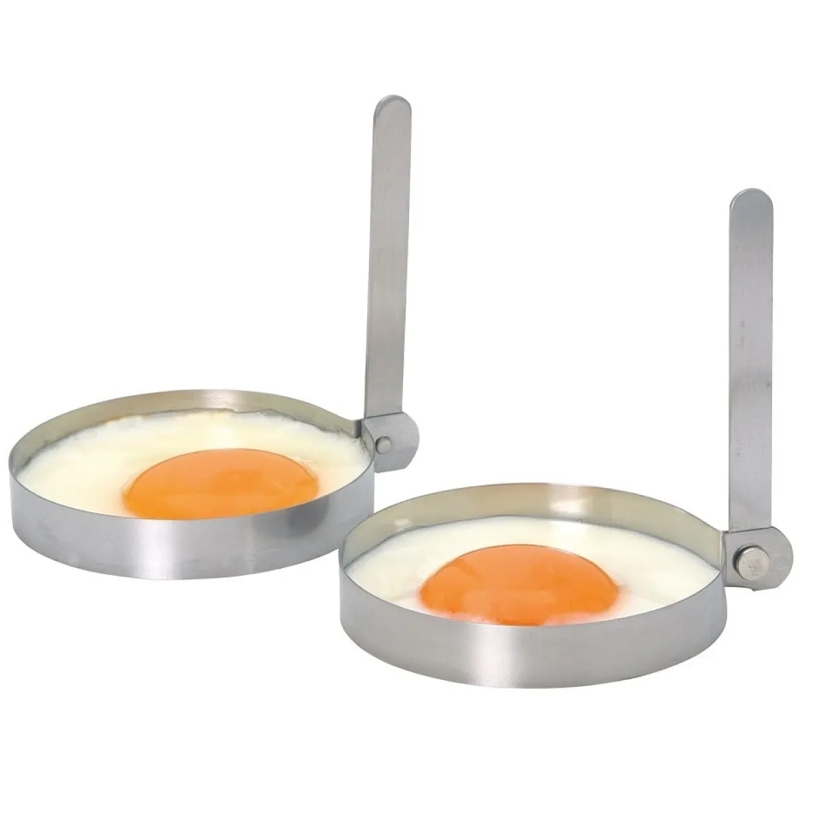 Hot Kitchen Craft Eier Bakringen RVS Set/2