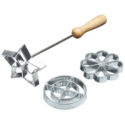 New Kitchen Craft Rozet Mallen IJzer Set/3