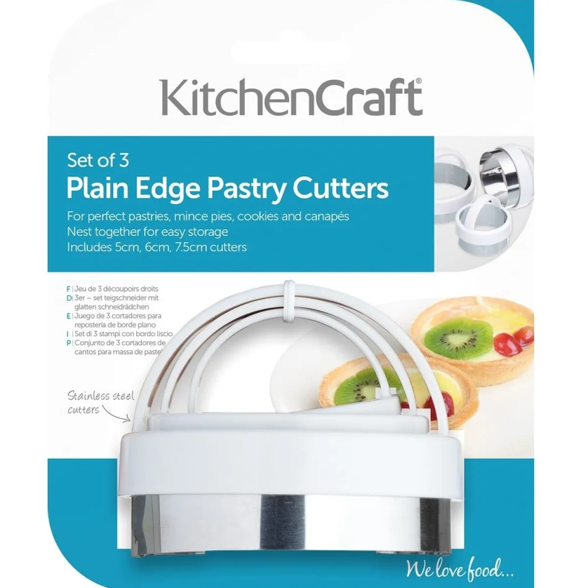 Hot Kitchen Craft Uitsteker Rond Set/3 RVS