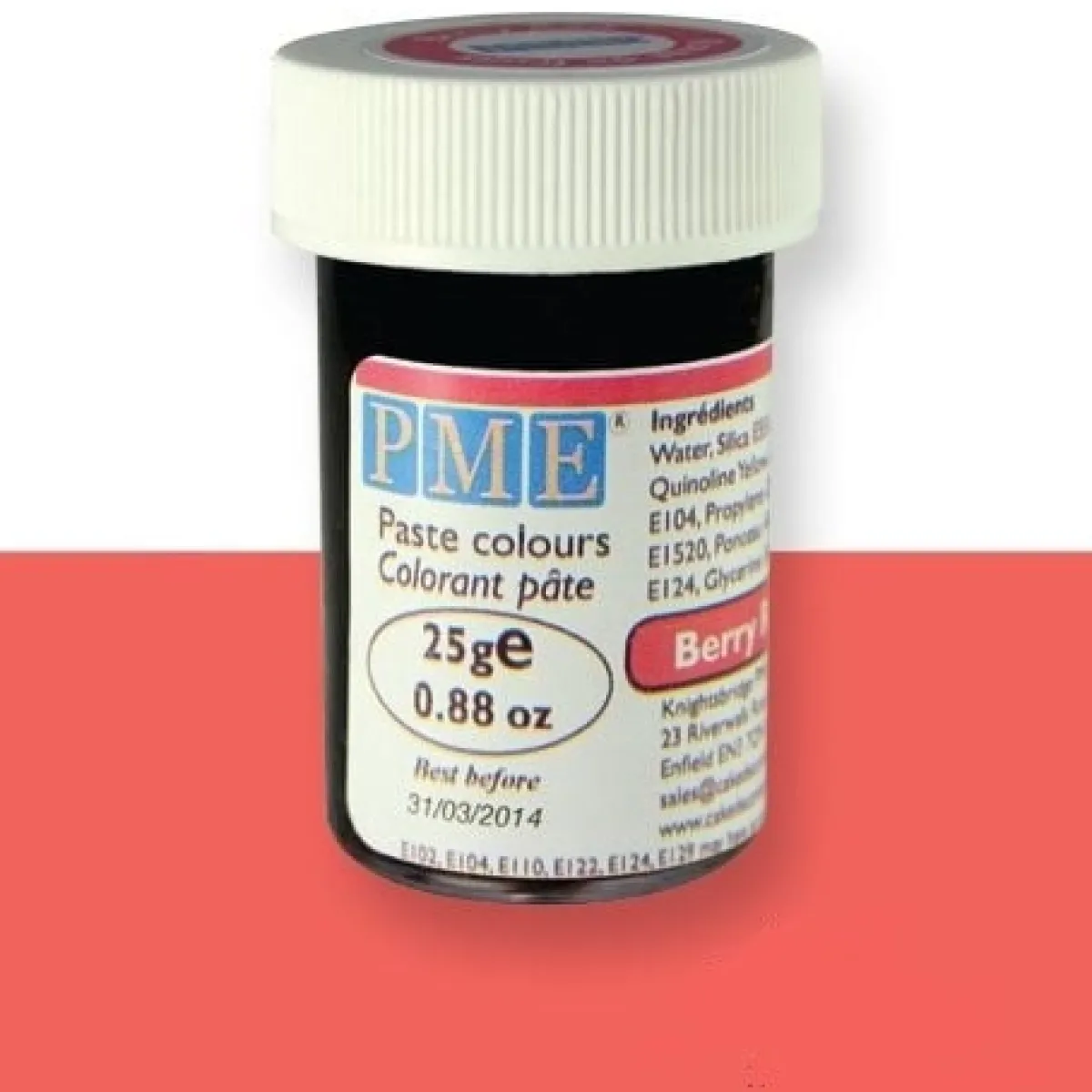 Hot PME Kleurstof gel Berry Red 25 gram