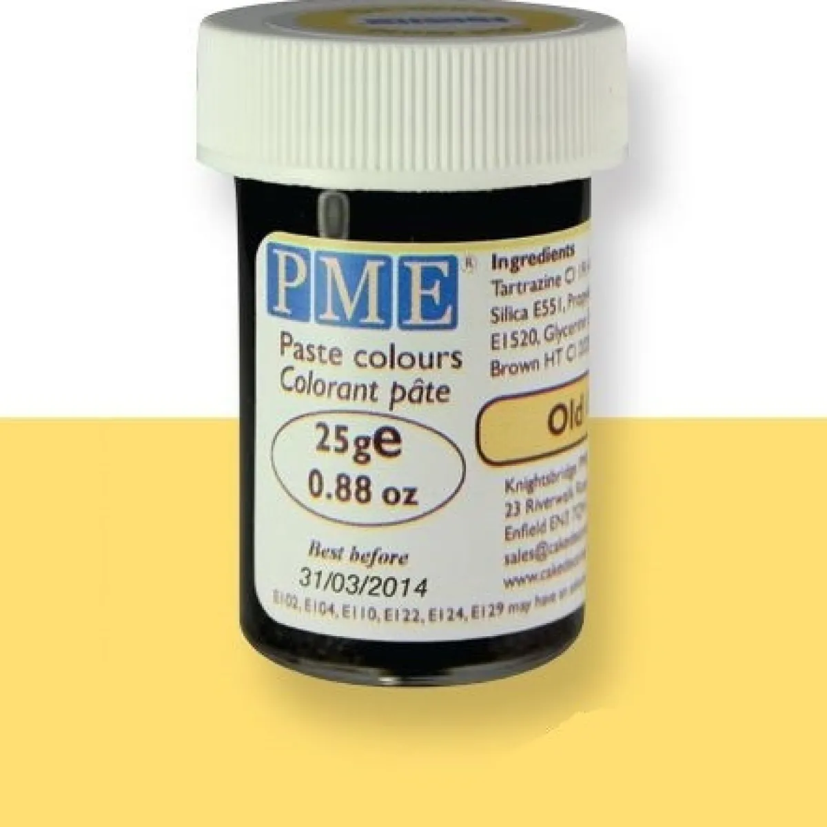 Discount PME Kleurstof gel Old Gold 25 gram