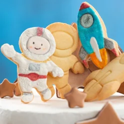 New Decora Koekjes Uitsteker Astronaut en Raket