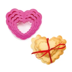 Decora Koekjes Uitsteker Hart Gekarteld Set/4