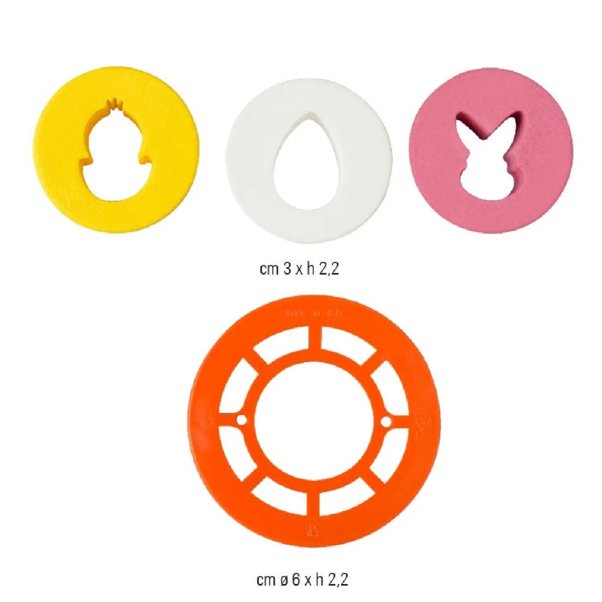 New Decora Koekjes Uitsteker Pasen Set/4