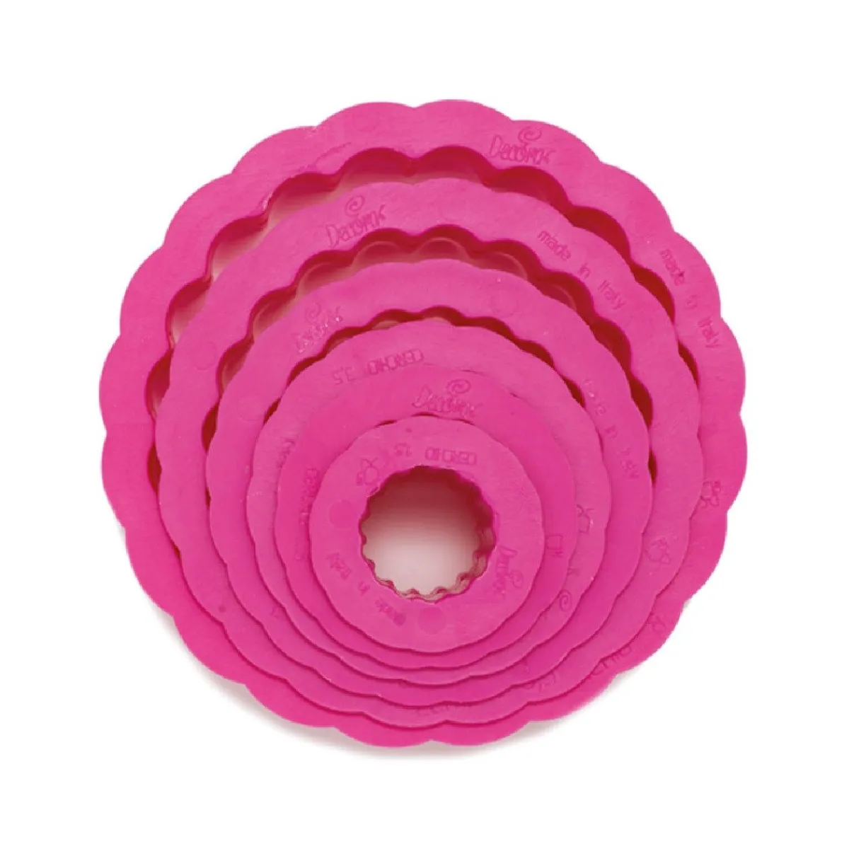 Sale Decora Koekjes Uitsteker Rond Gekarteld Set/6