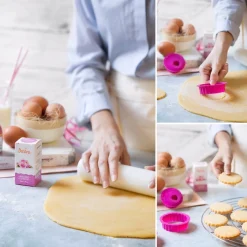 Sale Decora Koekjes Uitsteker Rond Gekarteld Set/6