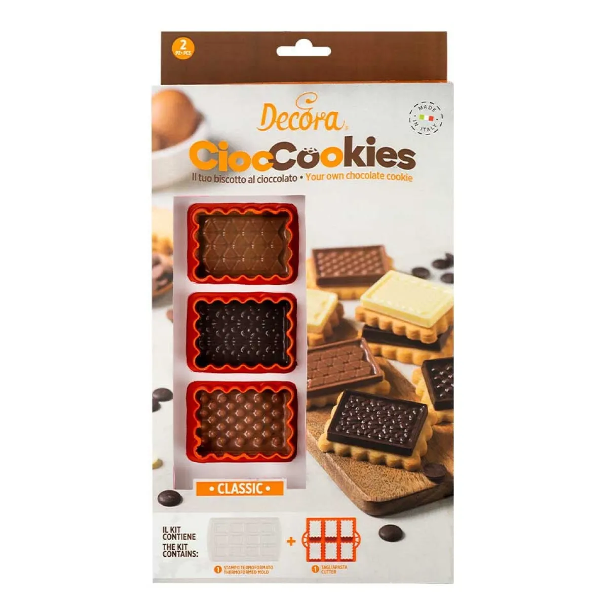 Sale Decora Koekjes Uitsteker Set Chocolade Biscuits 2-delig