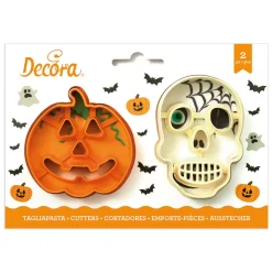 Discount Decora Koekjes Uitsteker Set Doodshoofd & Pompoen Halloween
