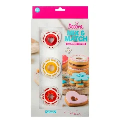 New Decora Koekjes Uitsteker Set Mix & Match 6-delig**