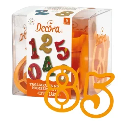 New Decora Koekjes Uitstekers Cijfers Groot Set/9