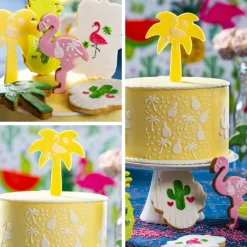 Best Decora Koekjes Uitstekers Flamingo en Palmboom