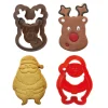 Clearance Decora Koekjes Uitstekerset Kerstman & Rendier