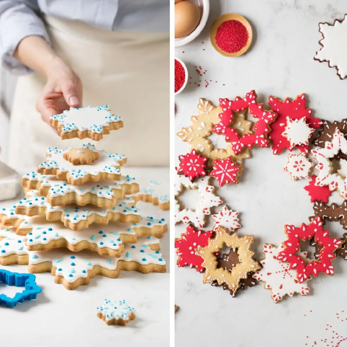 New Decora Koekjes Uitstekerset Sneeuwvlokken 8-delig**