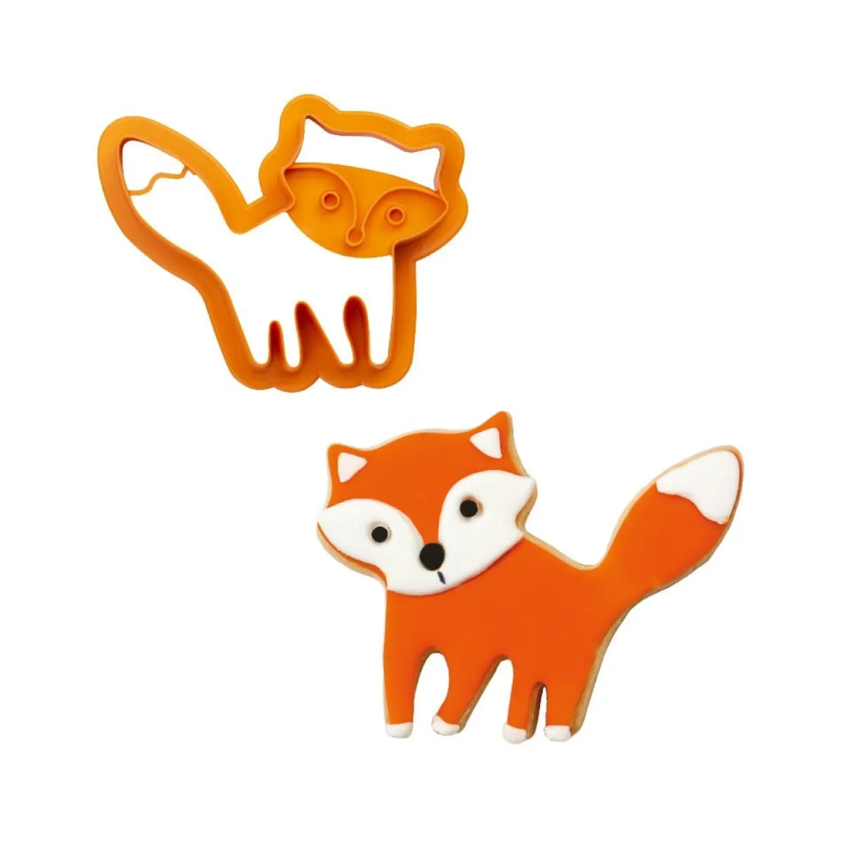 Clearance Decora Koekjes Uitstekerset Vos 7,5x10x2(h)cm